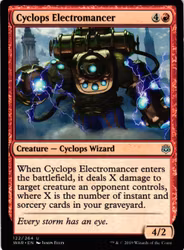 Cyclops Electromancer Uncommon 122/264 War of the Spark (WAR) Magic the Gathering