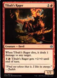 Tibalts Rager Uncommon 147/264 War of the Spark (WAR) Magic the Gathering