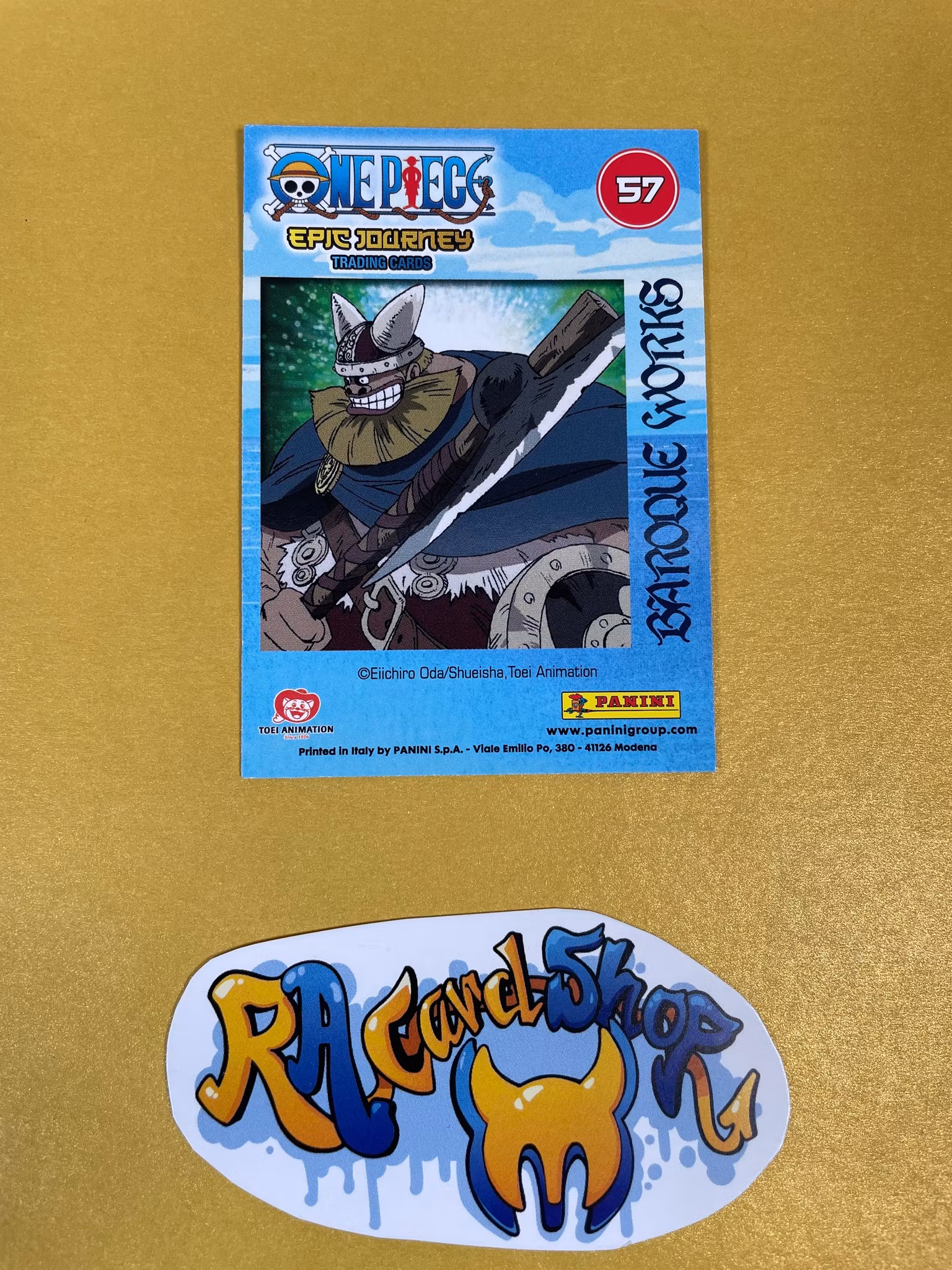 Baroque Works Epic Journey 57 Trading Cards Panini One Piece