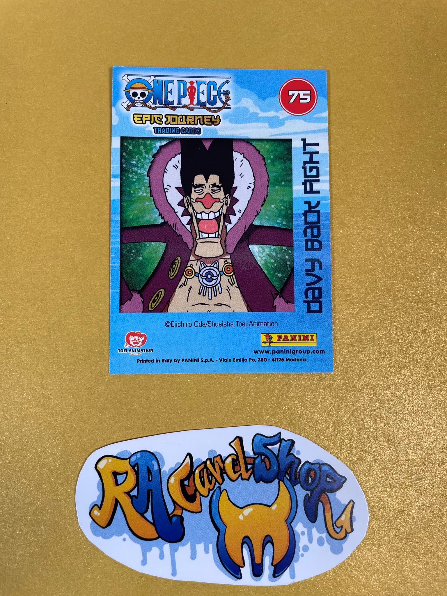 Davy Back Fight Epic Journey 75 Trading Cards Panini One Piece