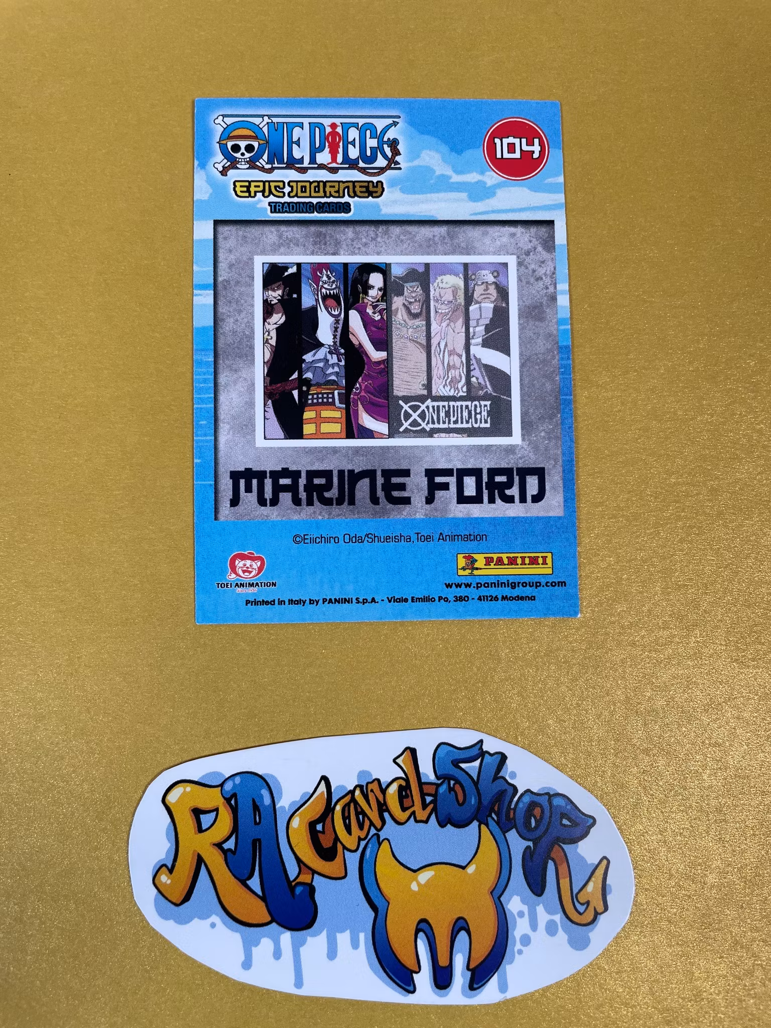 Marine Ford Epic Journey 104 Trading Cards Panini One Piece