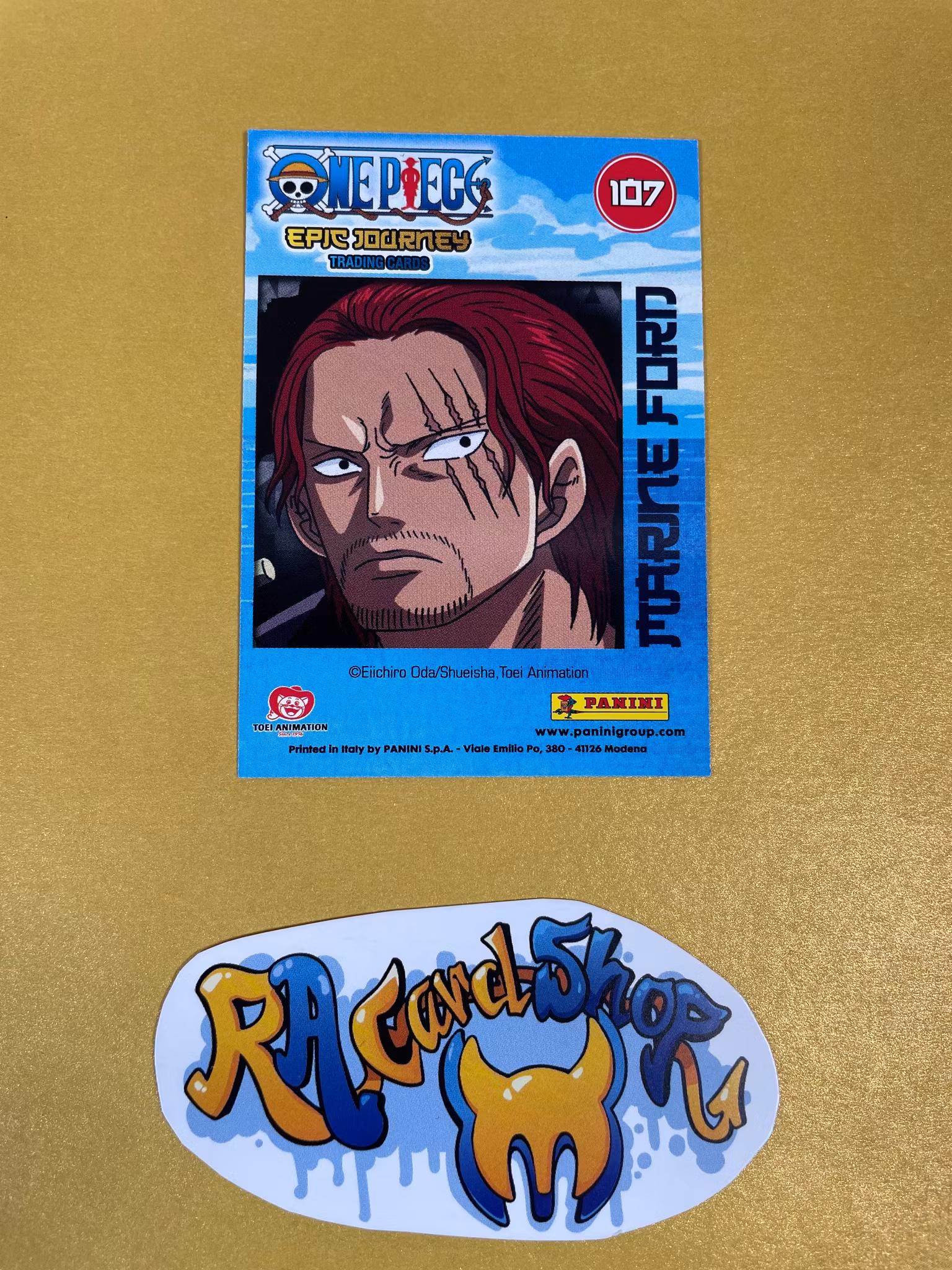 Shanks Marine Ford Epic Journey 107 Trading Cards Panini One Piece