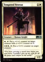 Tempered Veteran Uncommon 041/274 Magic 2021 (M21) Magic the Gathering