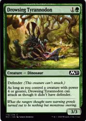 Drowsing Tyrannodon Common 178/274 Magic 2021 (M21) Magic the Gathering