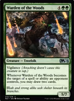 Warden of the Woods Uncommon 213/274 Magic 2021 (M21) Magic the Gathering