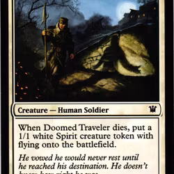 Doomed Traveler Common 11/264 Innistrad Magic the Gathering