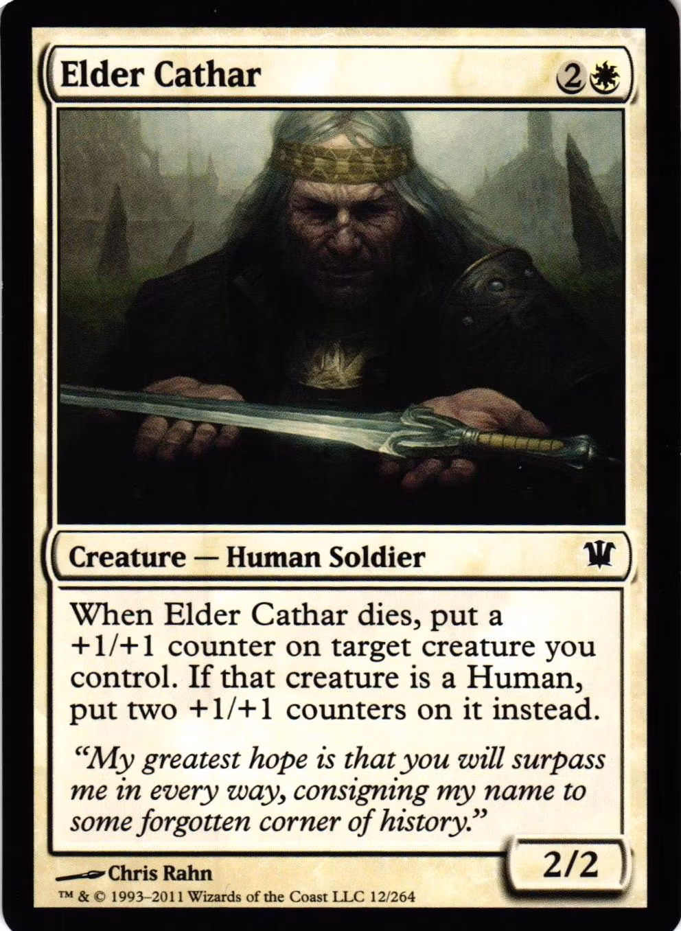 Elder Cathar Common 12/264 Innistrad Magic the Gathering