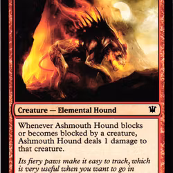 Ashmouth Hound Common 128/264 Innistrad Magic the Gathering