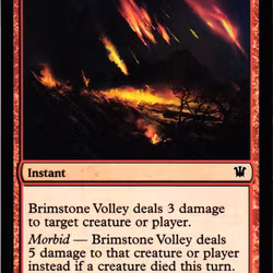 Brimstone Volley Common 132/264 Innistrad Magic the Gathering