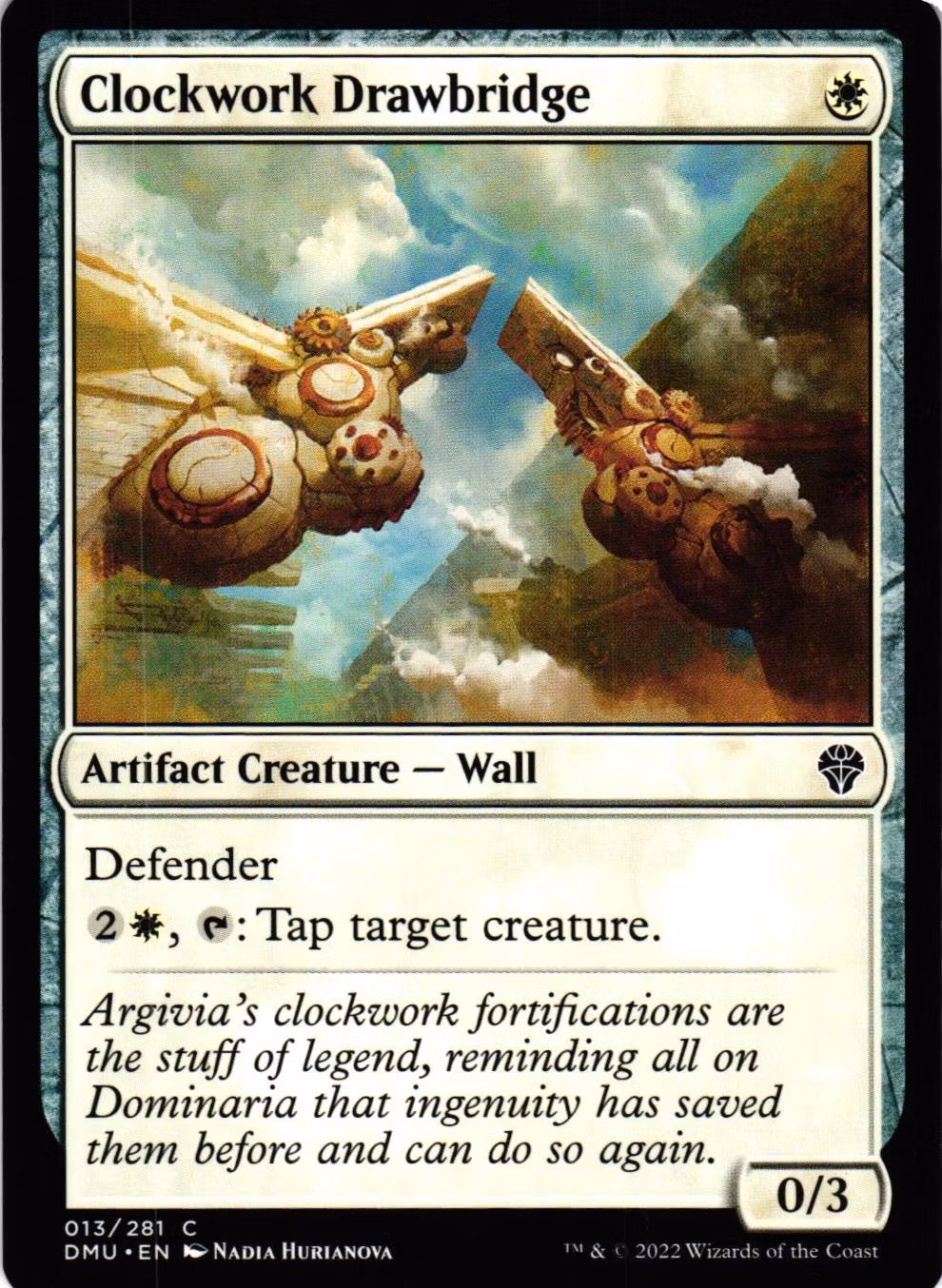 Clockwork Drawbridge Common 013/281 Dominaria United (DMU) Magic the Gathering