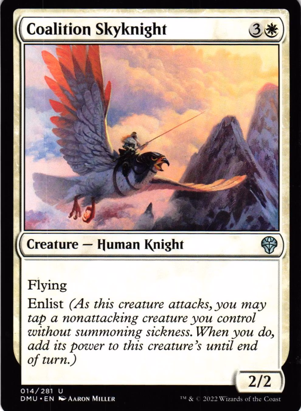 Coalition Skyknight Uncommon 014/281 Dominaria United (DMU) Magic the Gathering