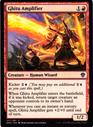 Ghitu Amplifier Common 127/281 Dominaria United (DMU) Magic the Gathering