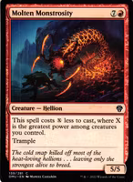 Molten Monstrosity Common 139/281 Dominaria United (DMU) Magic the Gathering
