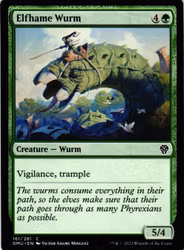 Elfhame Wurm Common 161/281 Dominaria United (DMU) Magic the Gathering