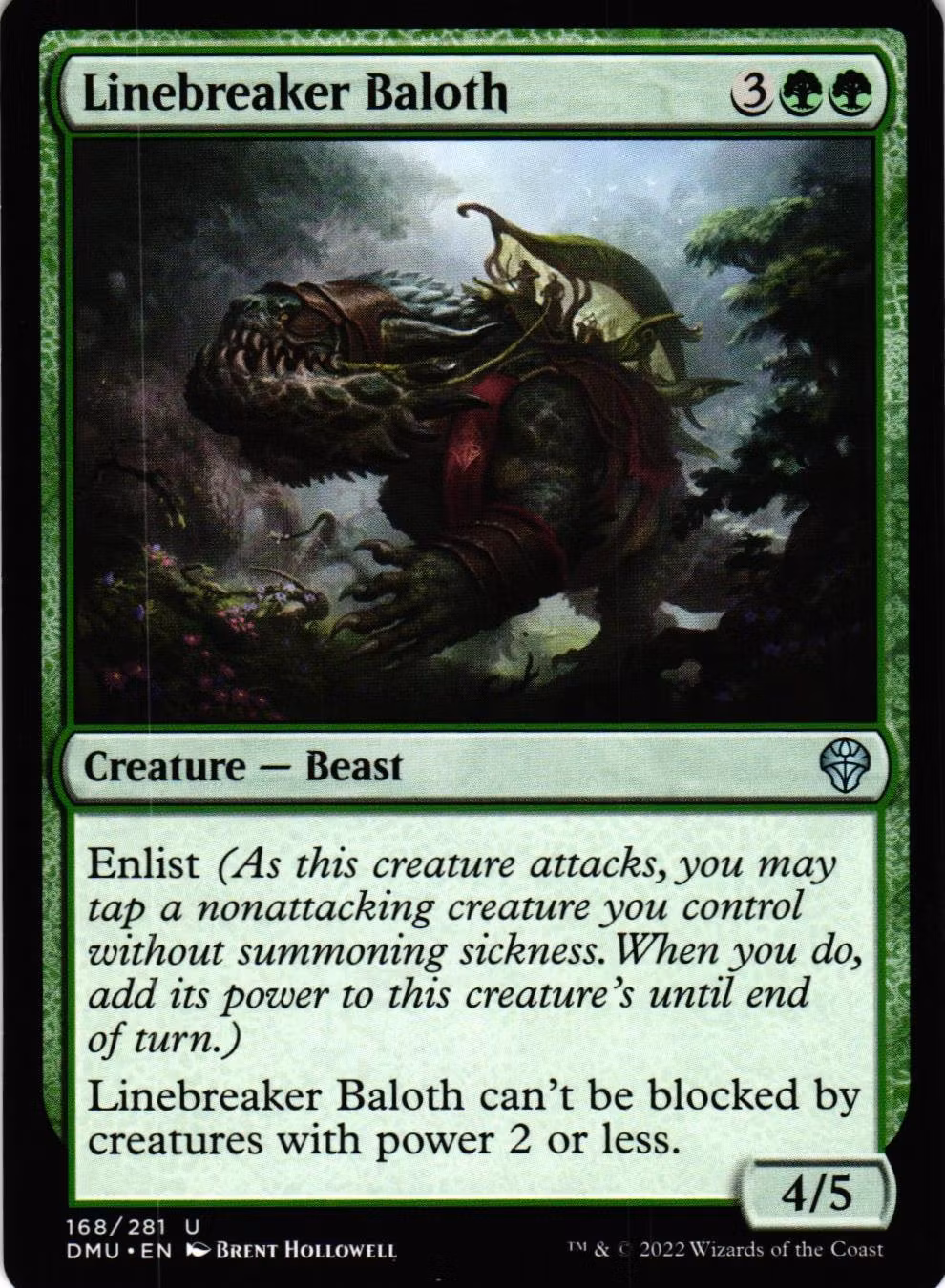 Linebreaker Baloth Uncommon 168/281 Dominaria United (DMU) Magic the Gathering
