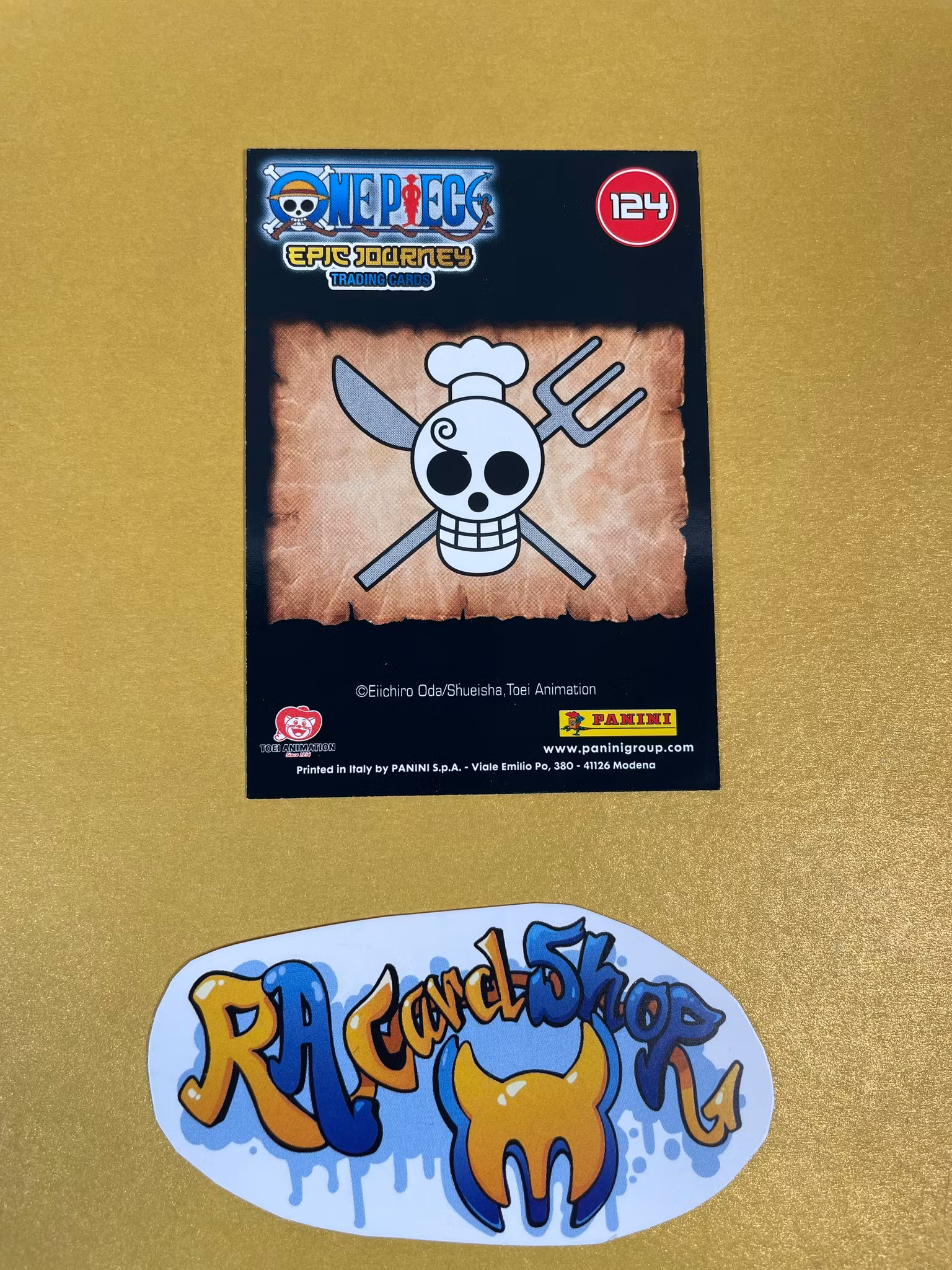 Wanted Sanji Epic Journey 124 Trading Cards Panini One Piece