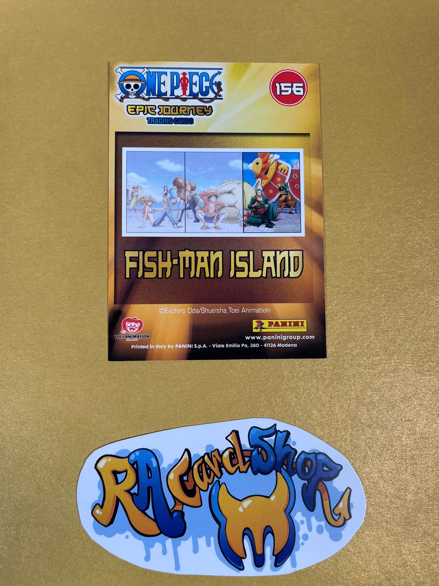 Fish Man Island Epic Journey 156 Trading Cards Panini One Piece