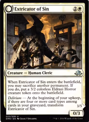Extricator of Sin / Extricator of Flesh Uncommon 023/205 Eldritch Moon (EMN) Magic the Gathering