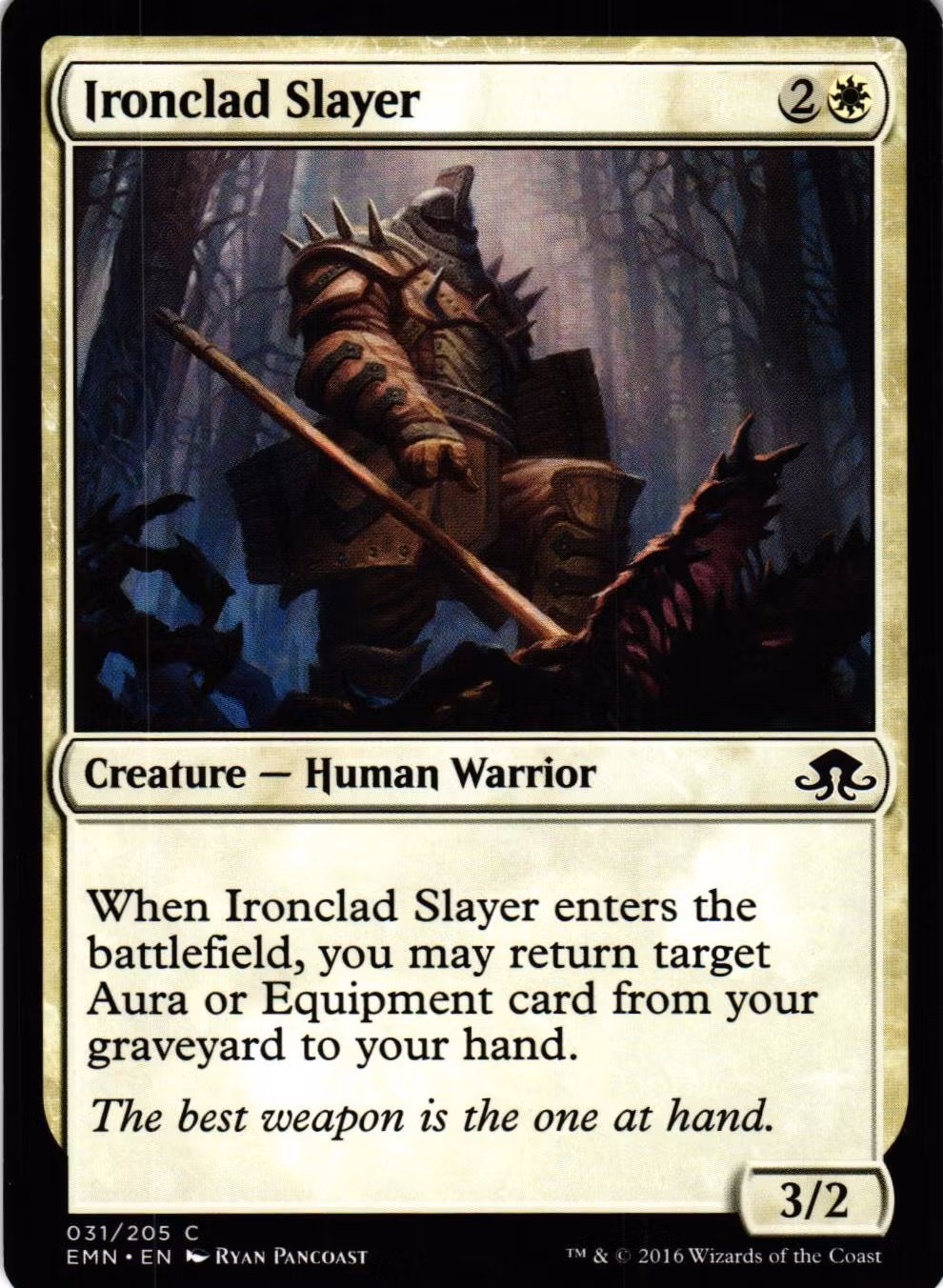Ironclad Slayer Common 031/205 Eldritch Moon (EMN) Magic the Gathering