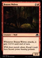 Brazen Wolves Common 122/205 Eldritch Moon (EMN) Magic the Gathering