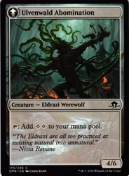 Ulvenwald Abomination / Ulvenwald Captive Common 175/205 Eldritch Moon (EMN) Magic the Gathering