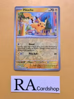 Pikachu Reverse Holo Common 018/091 Paldean Fates Pokemon