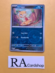 Scraggy Reverse Holo Common 060/091 Paldean Fates Pokemon