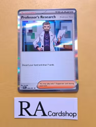 Professors Research Holo Rare 088/091 Paldean Fates Pokemon
