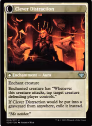 Clever Distraction / Distracting Geist Uncommon 009/277 Innistrad: Crimson Vow (VOW) Magic the Gathering