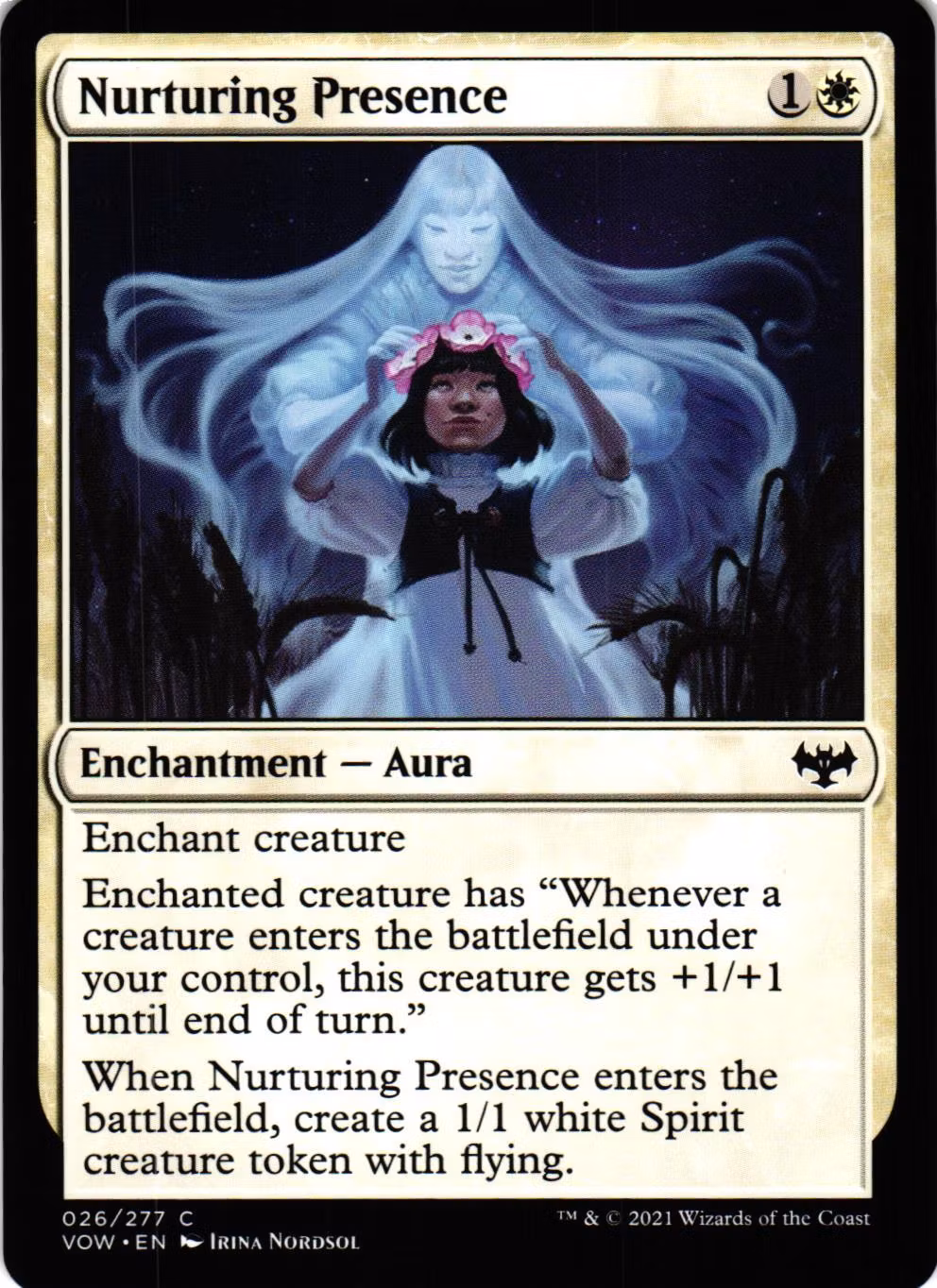 Nurturing Presence Common 026/277 Innistrad: Crimson Vow (VOW) Magic the Gathering