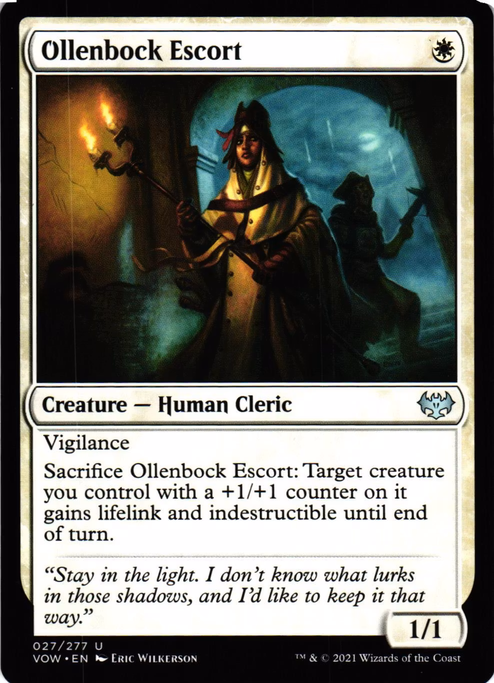 Ollenbock Escort Uncommon 027/277 Innistrad: Crimson Vow (VOW) Magic the Gathering