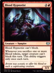 Blood Hypnotist Uncommon 145/277 Innistrad: Crimson Vow (VOW) Magic the Gathering