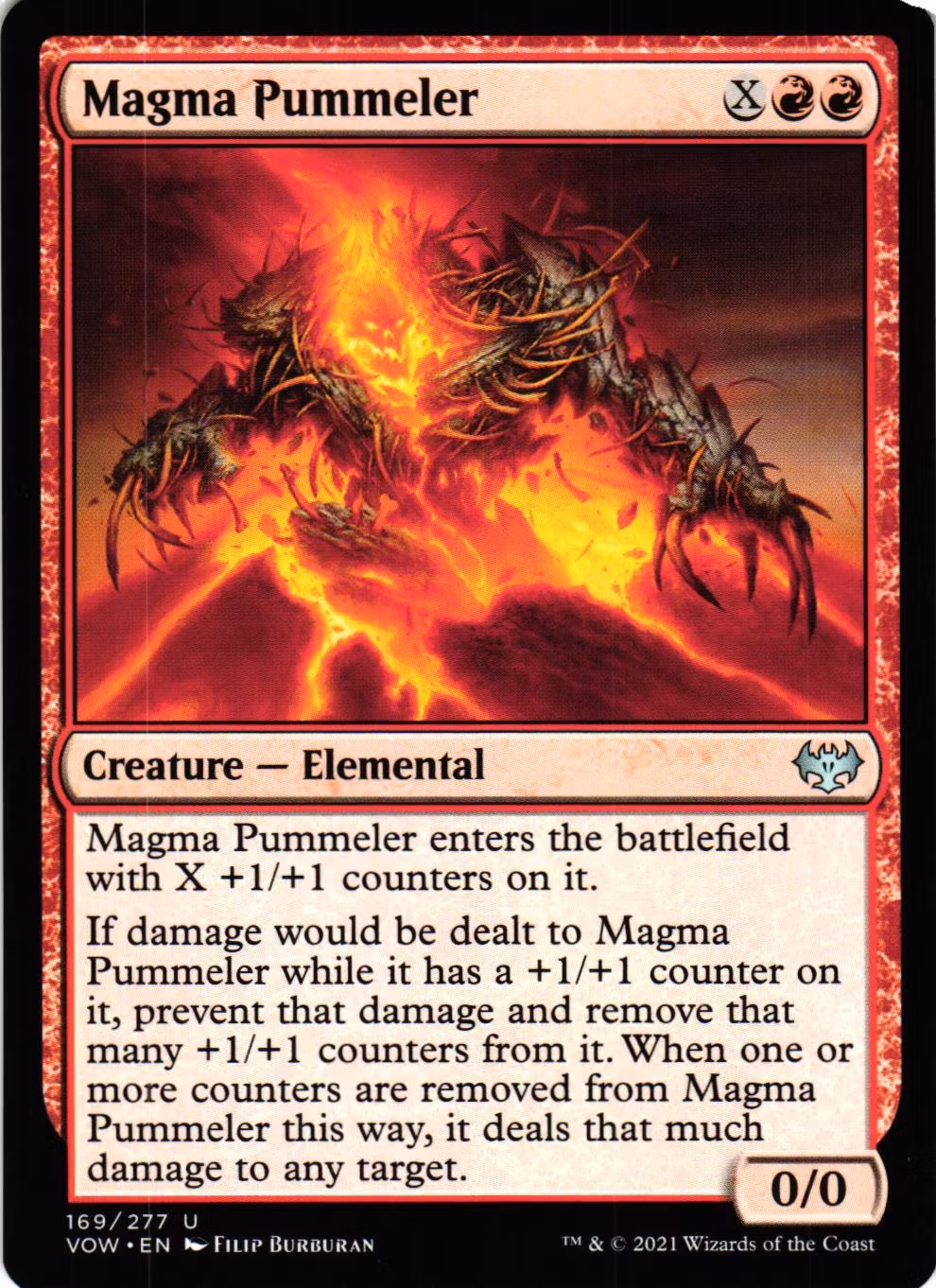 Magma Pummeler Uncommon 169/277 Innistrad: Crimson Vow (VOW) Magic the Gathering