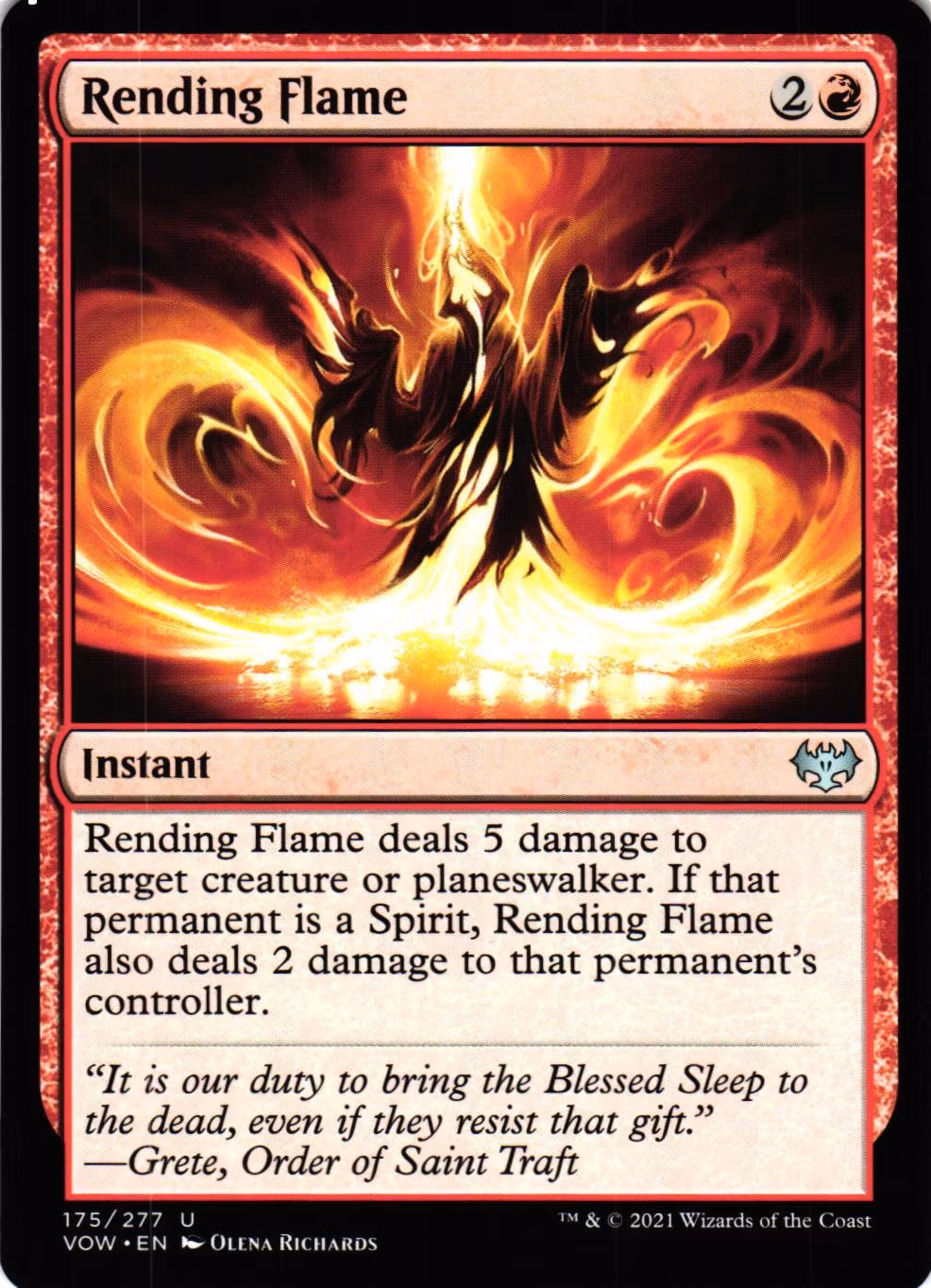 Rending Fame Uncommon 175/277 Innistrad: Crimson Vow (VOW) Magic the Gathering