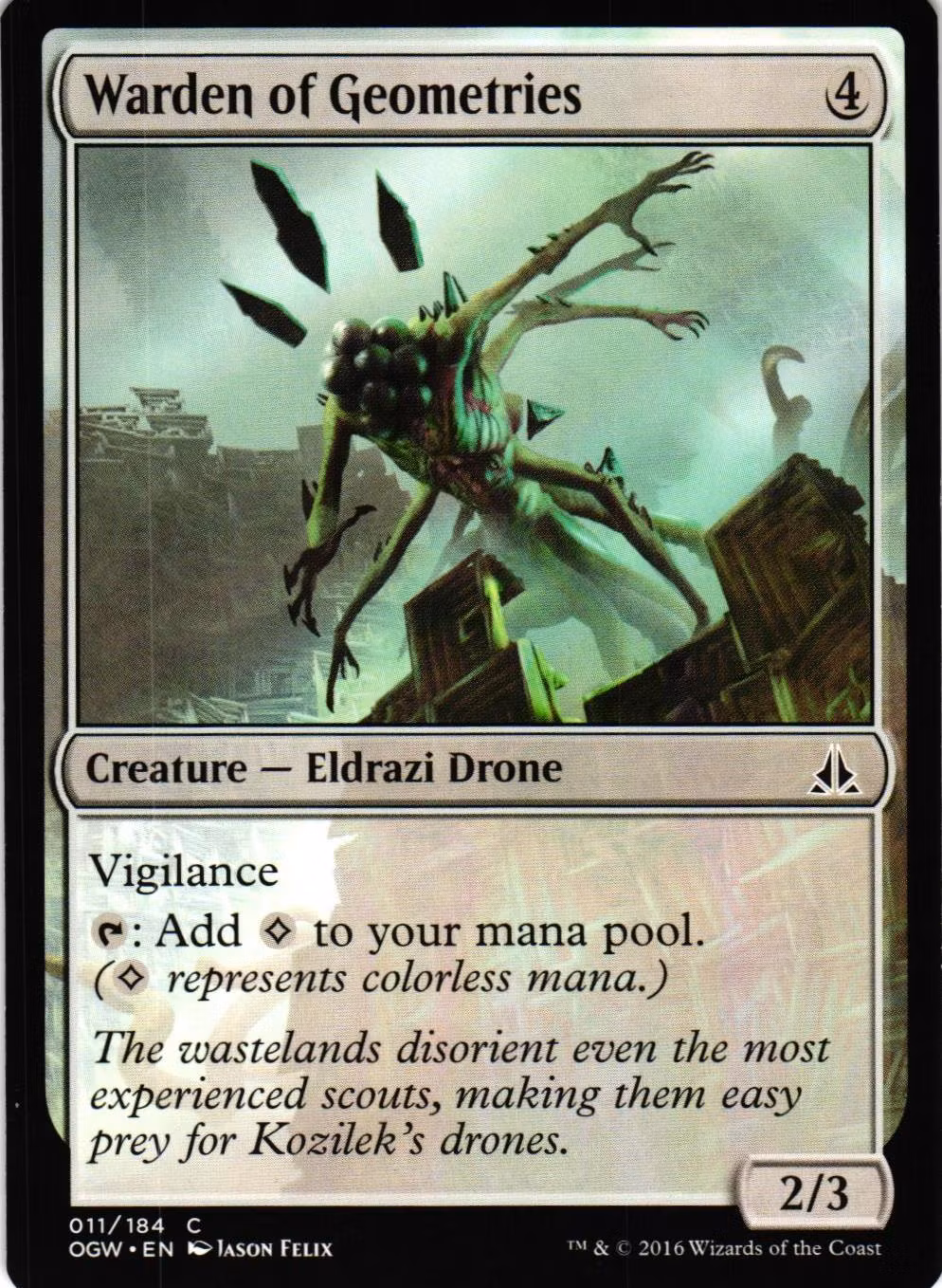 Warden of Geometries Common 011/184 Oath of the Gatewatch (OGW) Magic the Gathering