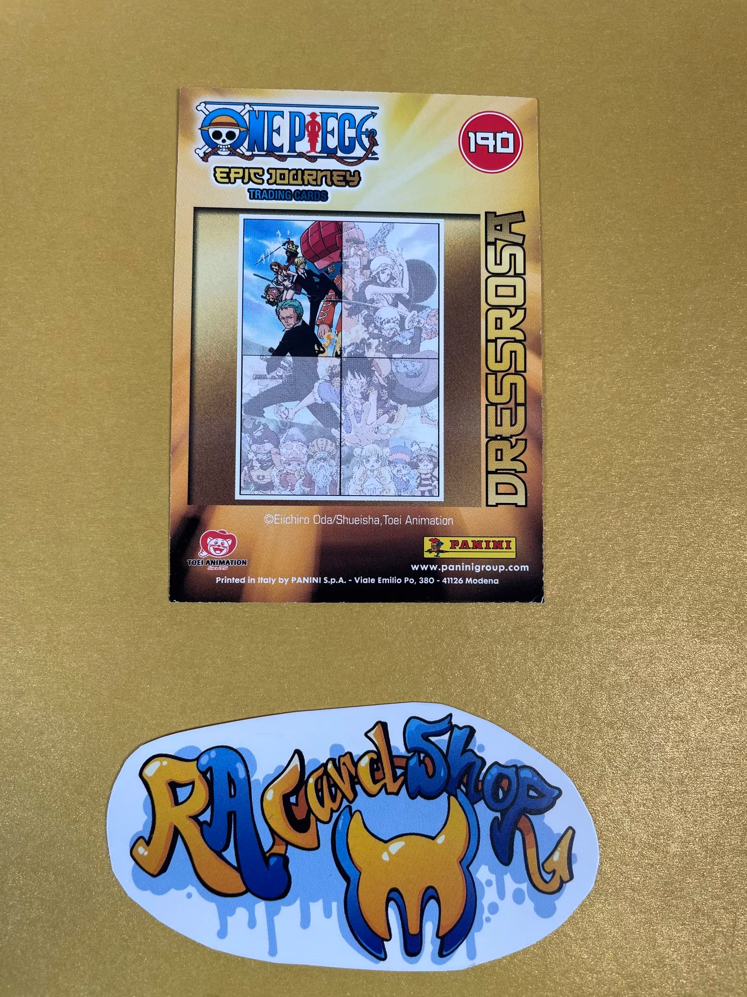 Dressrosa Epic Journey 190 Trading Cards Panini One Piece