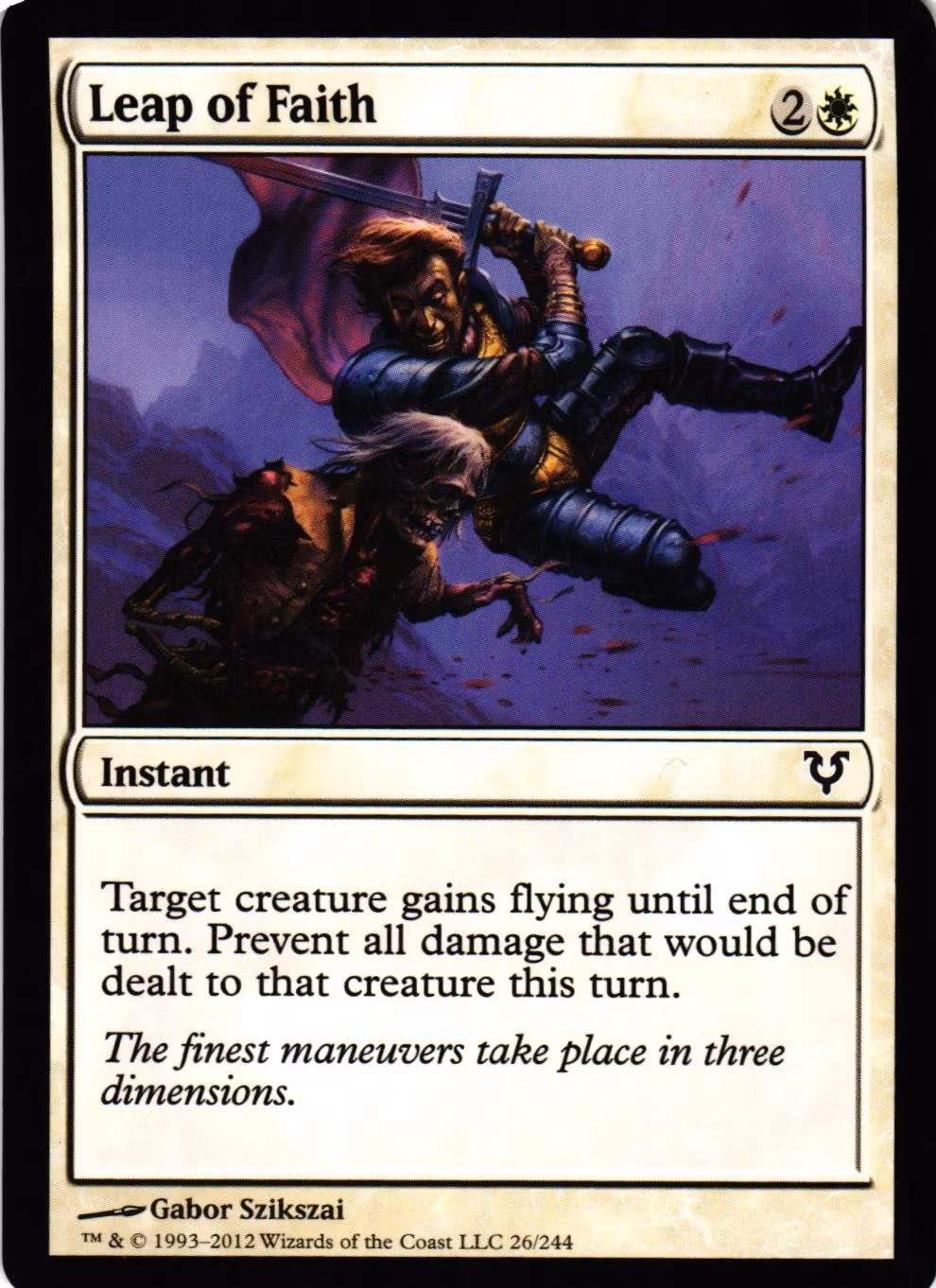 Leap of Faith Common 26/244 Avacyn Restored (AVR)Magic the Gathering