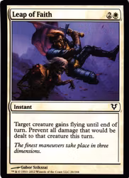 Leap of Faith Common 26/244 Avacyn Restored (AVR)Magic the Gathering