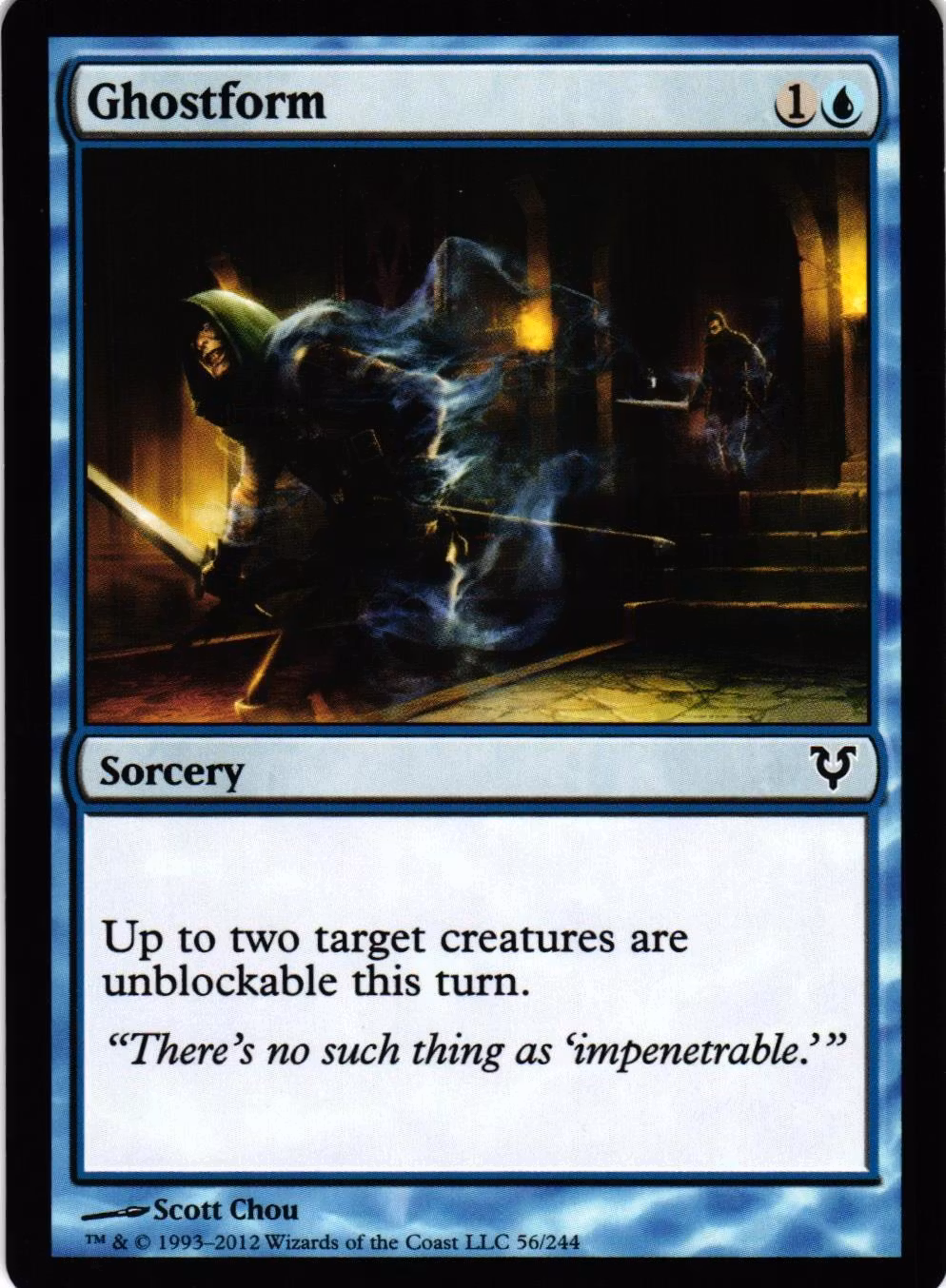 Ghostform Common 56/244 Avacyn Restored (AVR)Magic the Gathering