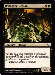 Renegade Demon Common 118/244 Avacyn Restored (AVR)Magic the Gathering