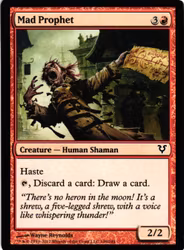 Mad Prophet Common 146/244 Avacyn Restored (AVR)Magic the Gathering