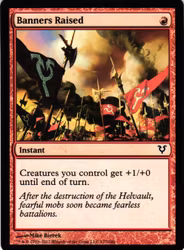 Banners Raised Common 127/244 Avacyn Restored (AVR)Magic the Gathering
