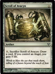 Scroll of Avacyn Common 220/244 Avacyn Restored (AVR) Magic the Gathering