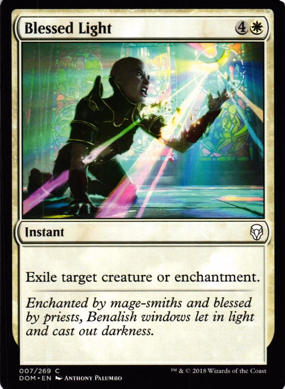 Blessed Light Common 007/269 Dominaria (DOM) Magic the Gathering