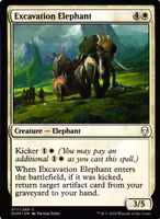Excavation Elephant Common 017/269 Dominaria (DOM) Magic the Gathering