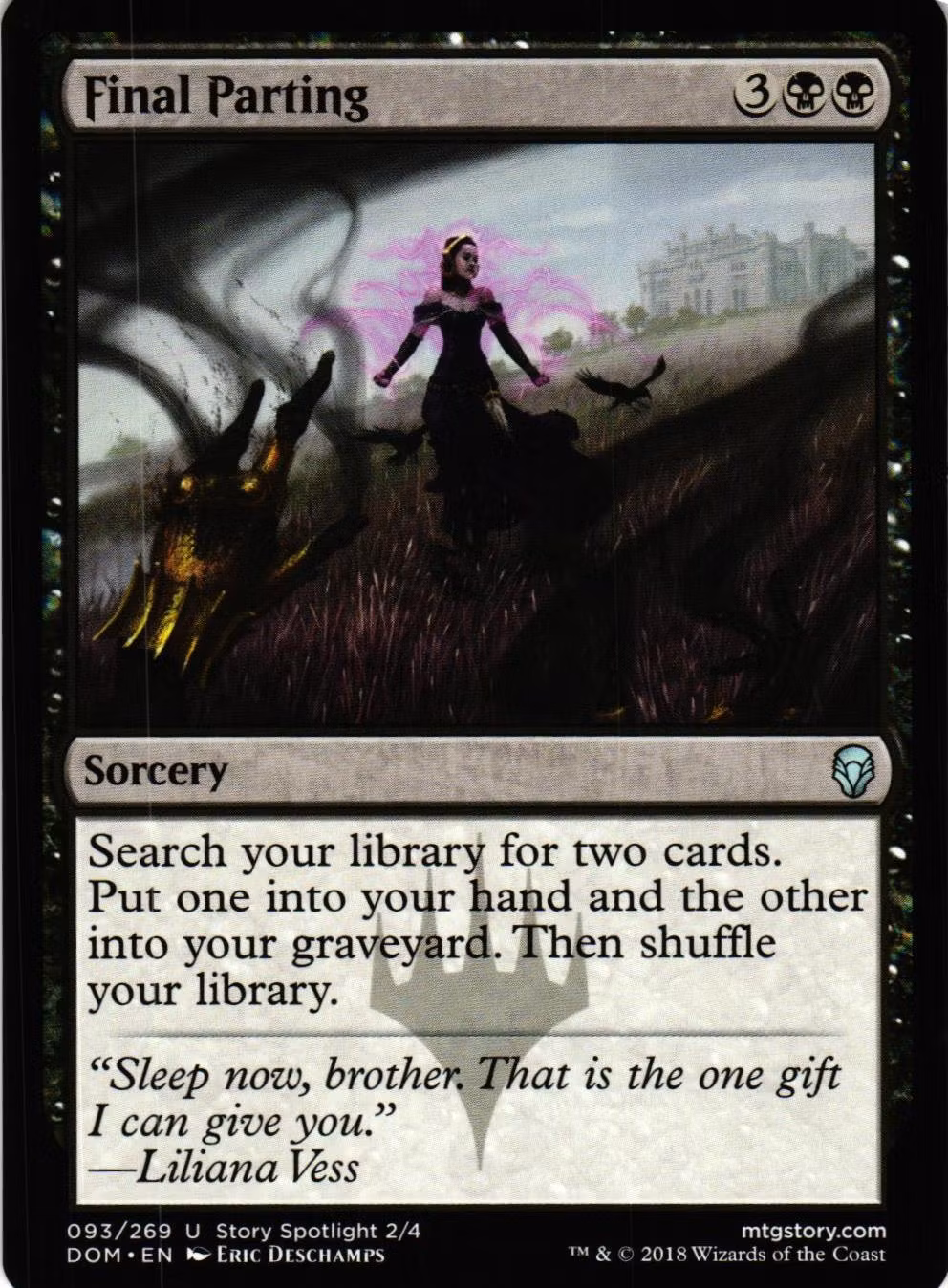 Final Parting Uncommon 093/269 Dominaria (DOM) Magic the Gathering