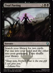 Final Parting Uncommon 093/269 Dominaria (DOM) Magic the Gathering