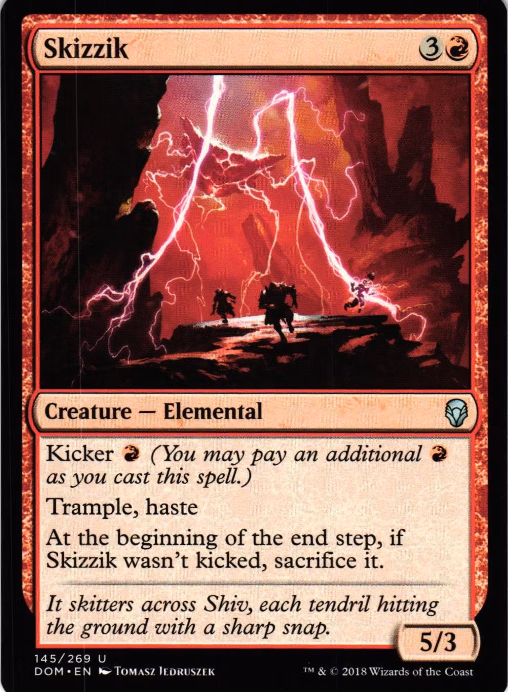 Skizzik Uncommon 145/269 Dominaria (DOM) Magic the Gathering