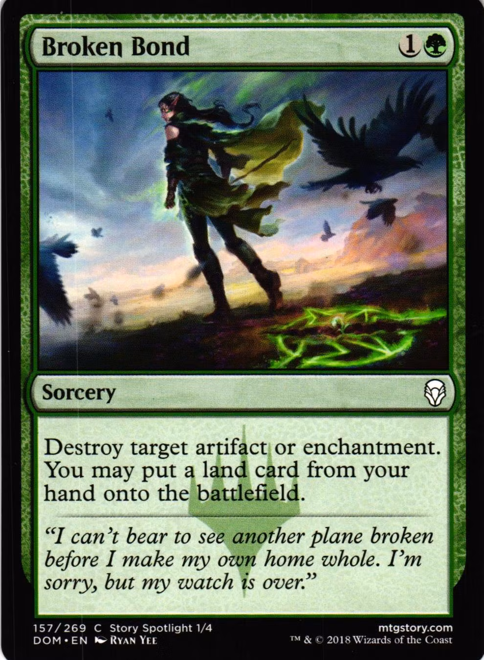 Broken Bond Common 157/269 Dominaria (DOM) Magic the Gathering