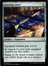 Jousting Lance Common 221/269 Dominaria (DOM) Magic the Gathering